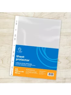   Genotherm lefűzhető, A4, 40 micron narancsos Bluering® 100 db/csomag