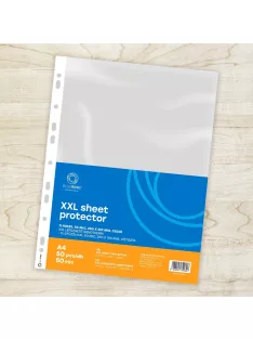   Genotherm lefűzhető, A4, XXL 50 micron 250x310mm, extra SZÉLES víztiszta Bluering® 50 db/csomag