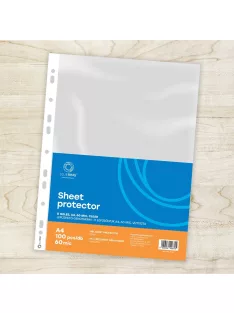   Genotherm lefűzhető, A4, 60 micron víztiszta Bluering® 100 db/csomag,