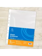 Genotherm lefűzhető, A4, 80 micron víztiszta Bluering® 100 db/csomag,