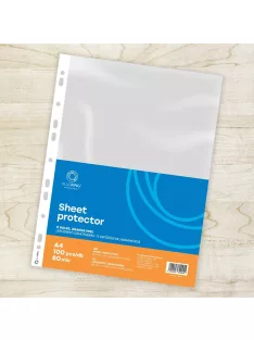   Genotherm lefűzhető, A4, 80 micron narancsos Bluering® 100 db/csomag,