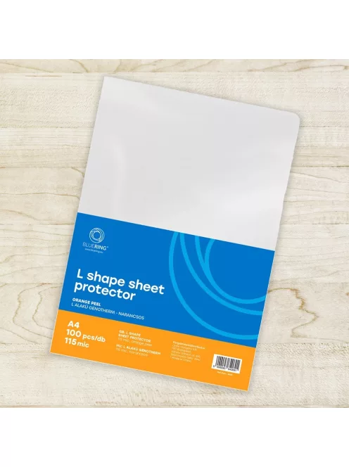 Genotherm 'L' A4, 115 micron narancsos Bluering® 100 db/csomag,