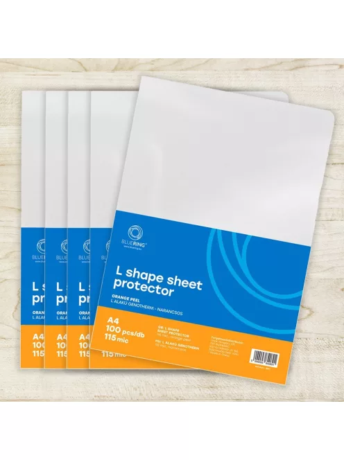Genotherm 'L' A4, 115 micron narancsos Bluering® 100 db/csomag,