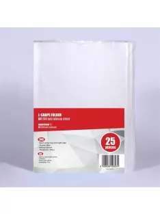   Genotherm 'L' A4, 130 micron víztiszta Bluering 25 db/csomag,