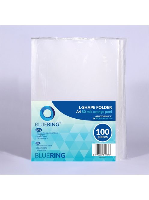 Genotherm 'L' A4, 85 micron narancsos Bluering® 100 db/csomag, 