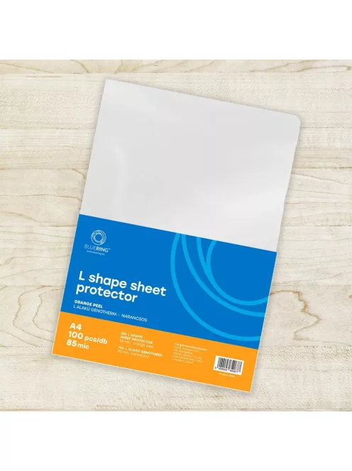 Genotherm 'L' A4, 85 micron narancsos Bluering® 100 db/csomag,