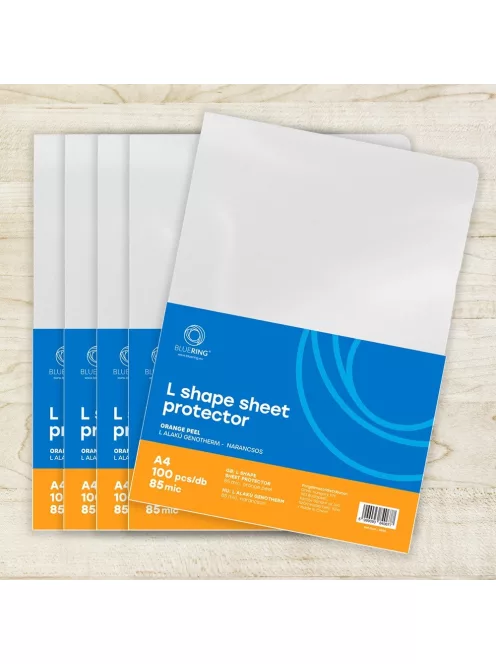 Genotherm 'L' A4, 85 micron narancsos Bluering® 100 db/csomag,