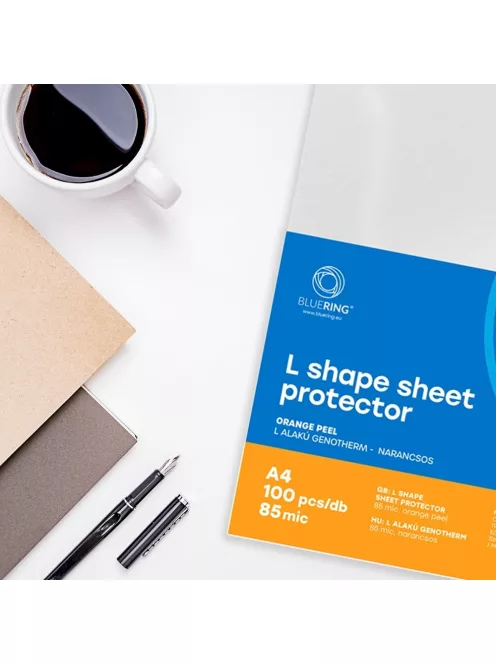 Genotherm 'L' A4, 85 micron narancsos Bluering® 100 db/csomag,