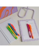 Golyóstoll nyomógombos 0,7mm Vinson Fashion C4 vegyes displ 36 db