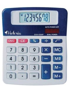   VICTORIA OFFICE Számológép, asztali, 8 számjegy, VICTORIA OFFICE, "GVA-430AP"