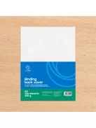 Hátlap, A4, 230 g. bőrhatású 100 db/csomag, Bluering® fehér