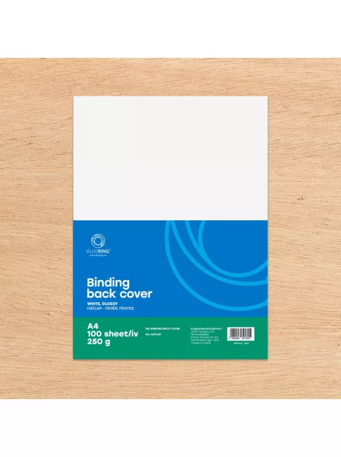 Hátlap, A4, 250 g. fényes 100 db/csomag, Bluering® fehér