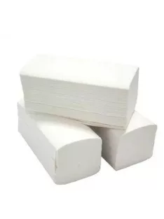   V HAJTOGATOTT KÉZTÖRLŐ 2 RÉTEGŰ, FEHÉR, 21X23CM, 100% CELLULÓZ, 20X160 LAP/KARTON, 44 KARTON/RAKLAP