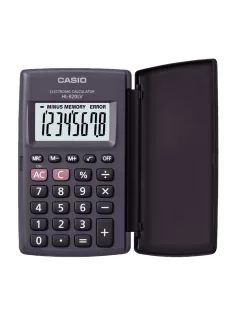 Zsebszámológép 8 digit gyökvonás Casio HL 820LV fekete