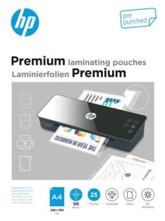   HP Meleglamináló fólia, 125 mikron, A4, fényes, 25 db, HP "Premium"