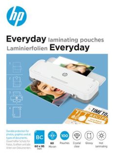   HP Meleglamináló fólia, 80 mikron, 60x95 mm, fényes, 100 db, HP "Everyday"
