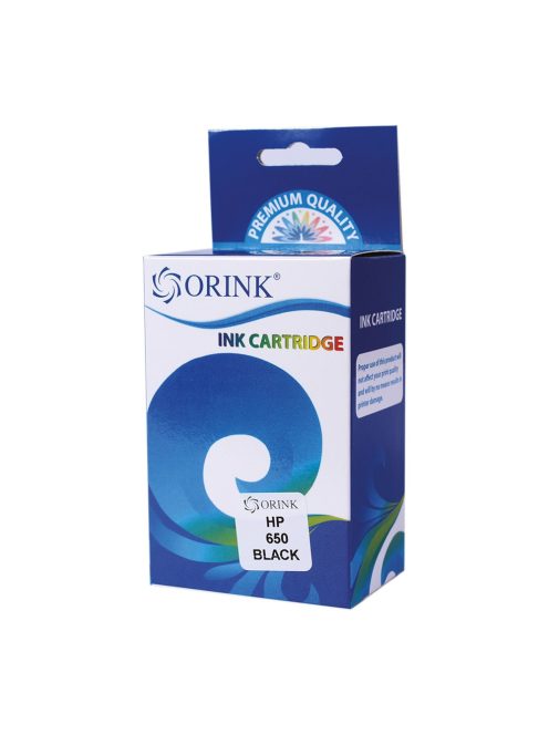 Utángyártott Hp 650/CZ101AE tintapatron black ORINK