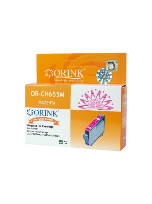 Utángyártott Hp 655/CZ111AE tintapatron magenta ORINK