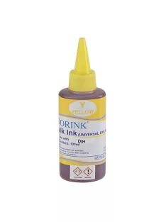 Utángyártott Ink Hp Universal dye yellow 100ml ORINK
