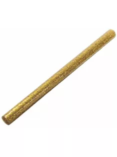   Csillámos ragasztó stick, ragasztópisztolyhoz, 3 db, 11 x 200 mm, arany