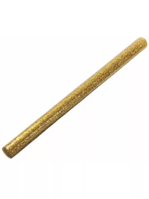 Csillámos ragasztó stick, ragasztópisztolyhoz, 3 db, 11 x 200 mm, arany