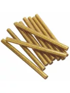 Csillámos ragasztó stick, ragasztópisztolyhoz, 3 db, 11 x 200 mm, arany