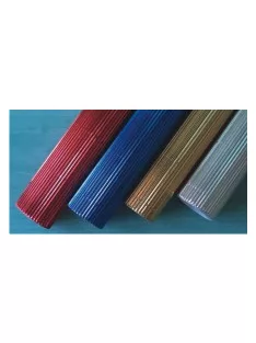 Hullámkarton, 50x70 cm, metál aranya