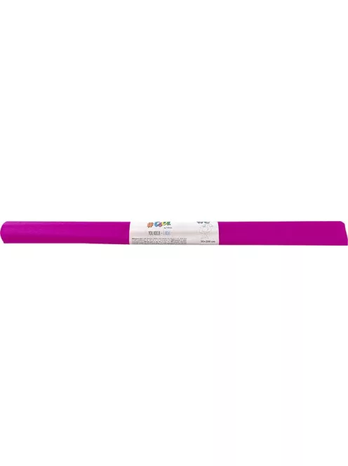 COOL BY VICTORIA Krepp-papír, 50x200 cm, COOL BY VICTORIA, gránátvörös