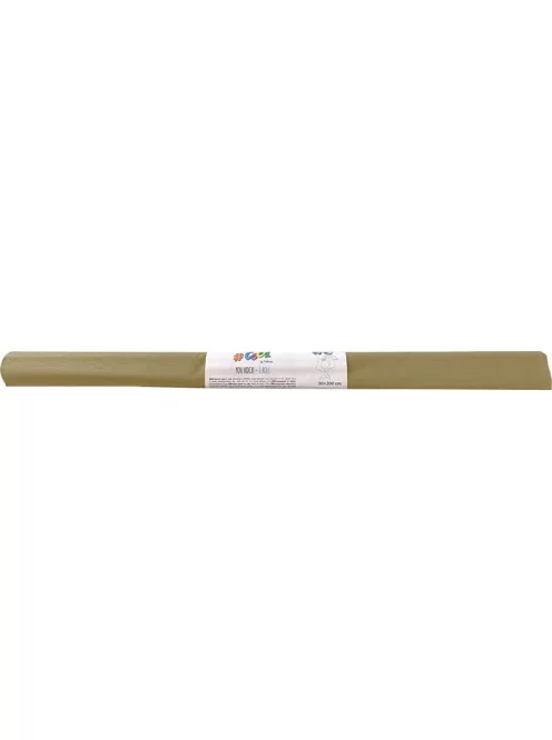 COOL BY VICTORIA Krepp-papír, 50x200 cm, COOL BY VICTORIA, arany