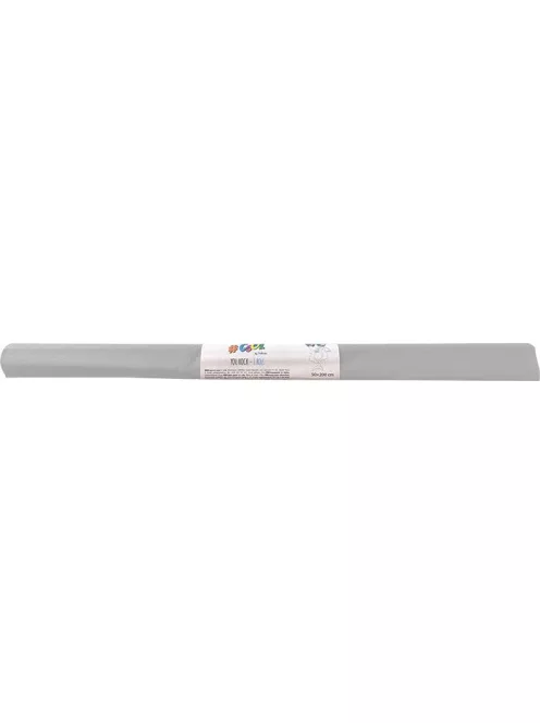 COOL BY VICTORIA Krepp-papír, 50x200 cm, COOL BY VICTORIA, fehér