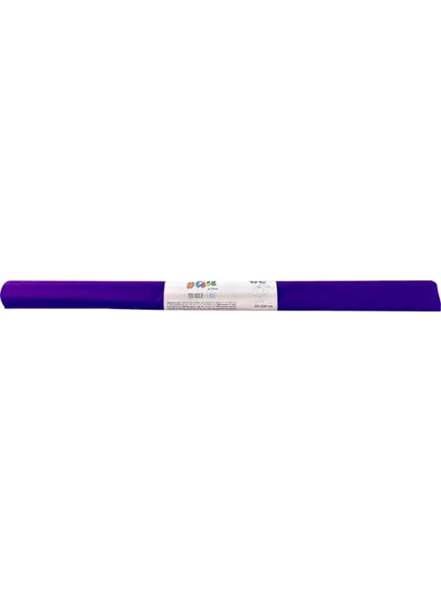 COOL BY VICTORIA Krepp-papír, 50x200 cm, COOL BY VICTORIA, lila