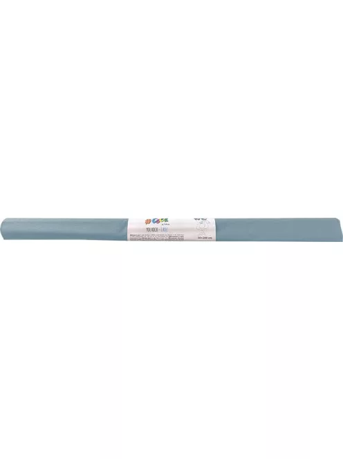 COOL BY VICTORIA Krepp-papír, 50x200 cm, COOL BY VICTORIA, világoskék