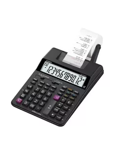   Számológép szalagos 12 digit, 2 színű nyomtatás, LCD kijelzős Casio HR 150 RCE fekete