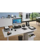 ALBA Monitorállvány, rendszerezővel, fémhálós, ALBA, fekete