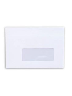   VICTORIA PAPER Boríték, LC6, öntapadó, jobb ablakos, VICTORIA PAPER