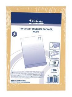   VICTORIA PAPER Redős-talpas tasak csomag, TB4, szilikonos, 40 mm talp, VICTORIA PAPER, barna kraft