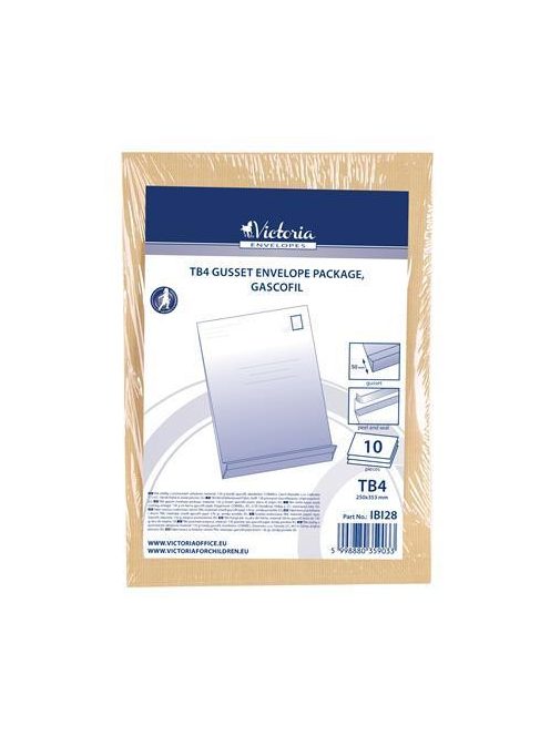 VICTORIA PAPER Redős-talpas tasak csomag, TB4, szilikonos, 50 mm talp, VICTORIA PAPER, barna gascofil