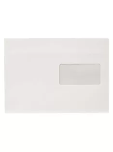   VICTORIA PAPER Boríték, LC5, szilikonos, jobb ablakos, VICTORIA PAPER