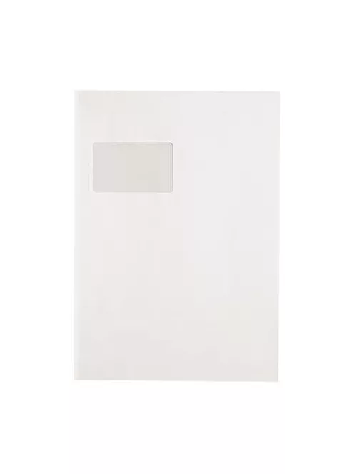 VICTORIA PAPER Boríték, TC4, szilikonos, bal ablakos (50 x 100), VICTORIA PAPER