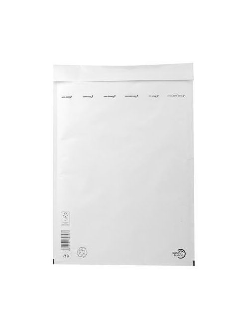 VICTORIA PAPER Légpárnás tasak, 320x455 mm külméret, 300x445 mm belméret, VICTORIA PAPER, "W9", fehér