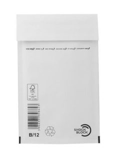   VICTORIA PAPER Légpárnás tasak, 140x225 mm külméret, 120x215 mm belméret, VICTORIA PAPER, "W2", fehér