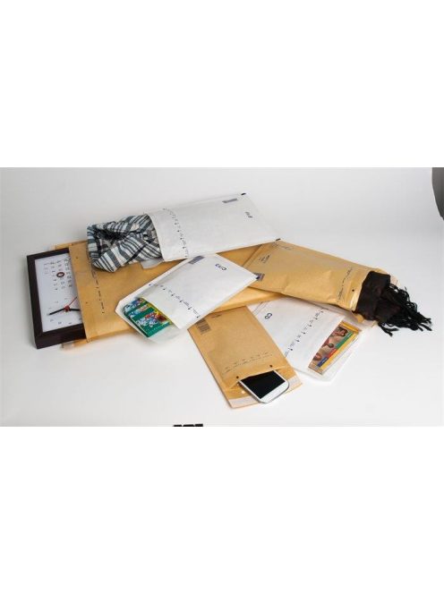 VICTORIA PAPER Légpárnás tasak, 140x225 mm külméret, 120x215 mm belméret, VICTORIA PAPER,"W2", barna