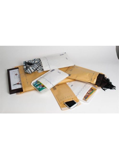 VICTORIA PAPER Légpárnás tasak, 140x225 mm külméret, 120x215 mm belméret, VICTORIA PAPER, "W2", fehér