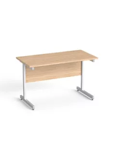   MAYAH Íróasztal, szürke fémlábbal, 120x70 cm, MAYAH "Freedom SV-25",  tölgy