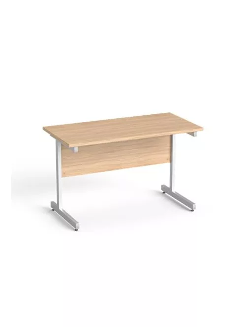 MAYAH Íróasztal, szürke fémlábbal, 120x70 cm, MAYAH "Freedom SV-25",  tölgy