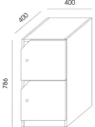 MAYAH Öltözőszekrény, MAYAH "Freedom SV-212", fehér