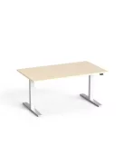 MAYAH Állítható magasságú íróasztal, 140x80 cm, MAYAH "Freedom SV-302", juhar