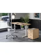 MAYAH Állítható magasságú íróasztal, 140x80 cm, MAYAH "Freedom SV-302", juhar