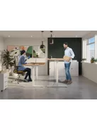MAYAH Állítható magasságú íróasztal, 140x80 cm, MAYAH "Freedom SV-302", juhar