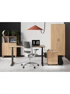 MAYAH Állítható magasságú íróasztal, 160x80 cm, MAYAH "Freedom SV-303", juhar